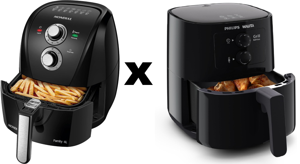 Mondial AFN-40 vs Philips Walita 3000 – Qual Air Fryer escolher?